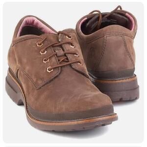 TIMBERLAND Women Brown Suede Nubuck Oxford Lace Up Comfort Shoe